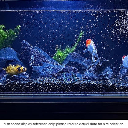 SIDONG 10 LB Black River Rocks, 0.3-0.5 Inches High Polished Pebbles for Indoor Plants, Aquarium Rocks Used in Fish Tank, Decorative Stones for Plants, Vases, Home Décor, Crafting, Garden Landscaping