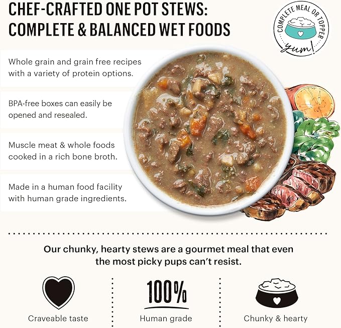 The Honest Kitchen One Pot Stews: Variety Pack, 10.5 oz x3