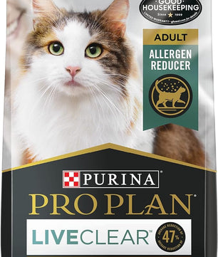 Purina Pro Plan Allergen Reducing, High Protein Cat Food, LIVECLEAR Chicken and Rice Formula - 16 lb. Bag