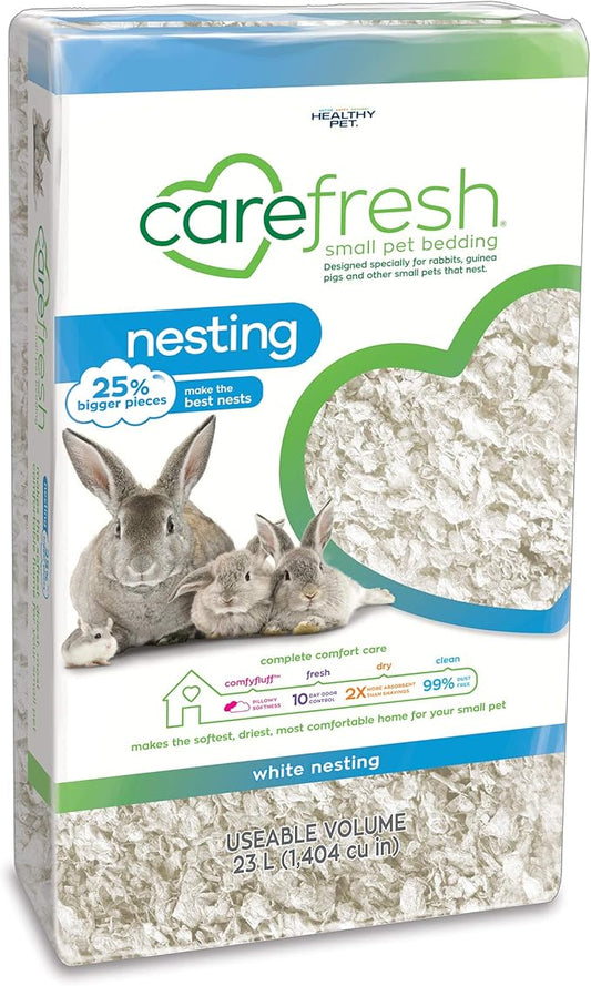 carefresh® White Nesting Small pet Bedding, 23L (Pack May Vary), White Nesting, 23L, 23 L