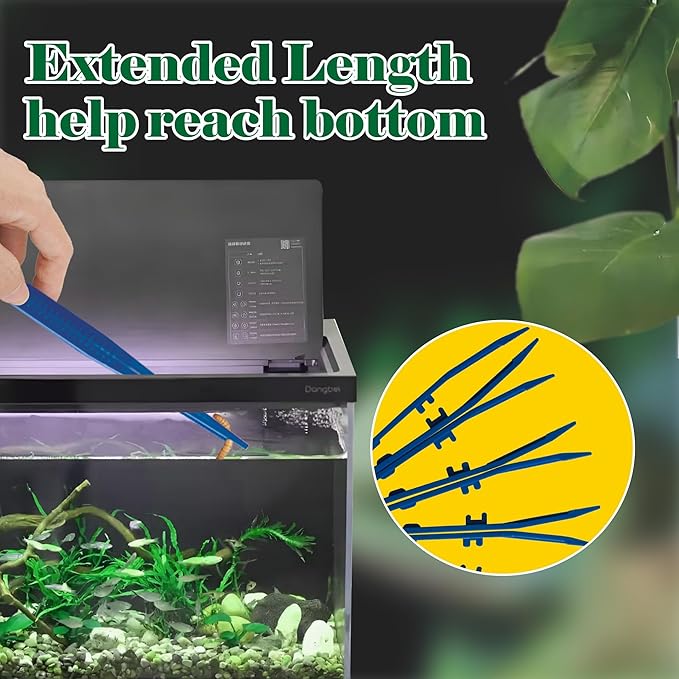 4-Pack Reptile Feeding Tongs Set - Hygienic Anti-Slip Blue Tweezers for Bearded Dragons, Lizards, Snakes, Aquariums & Small Animals（Three colors to choose from, 18cm）