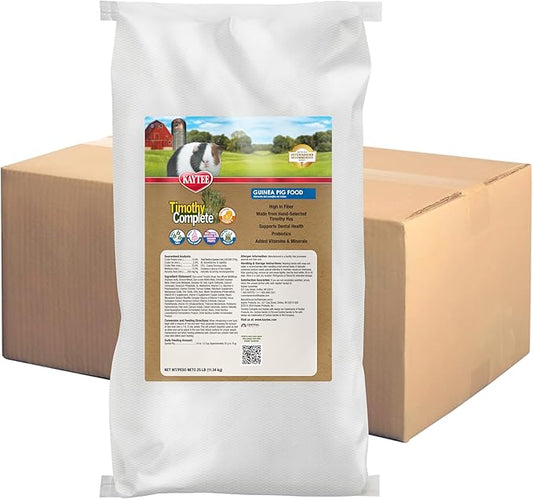 Kaytee Timothy Complete Guinea Pig Food 25 Pounds