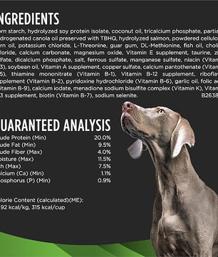 Pro Plan Veterinary Diets Purina HA Hydrolyzed Protein Dog Food Dry Salmon Flavor Formula - 25 lb. Bag