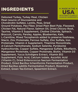 Wellness CORE Dry Dog Food, Grain-Free, High Protein, Natural, Healthy Weight Turkey & Chicken Recipe, (4-Pound Bag)