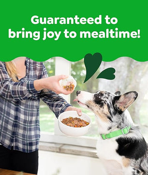 Greenies Smart Topper High Protein Wet Mix-in for Dogs, Beef, Peas & Carrots Recipe in Vitabroth Broth - Bone Broth + Vitamins E & B1, 10 Count