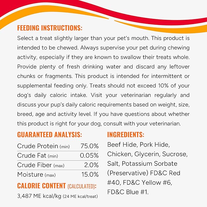 Good 'N' Fun Triple Flavor Twist Rawhide Treats For Dogs, 22 count (7 pack)