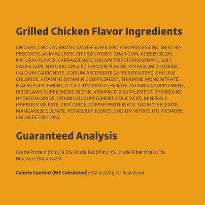 Amazon Brand - Wonder Bound Small Breed Wet Dog Food, Variety Pack (Beef Recipe, Grilled Chicken Flavor, Filet Mignon Flavor), Loaf in Gravy, 3.5 Ounce (Pack of 24)