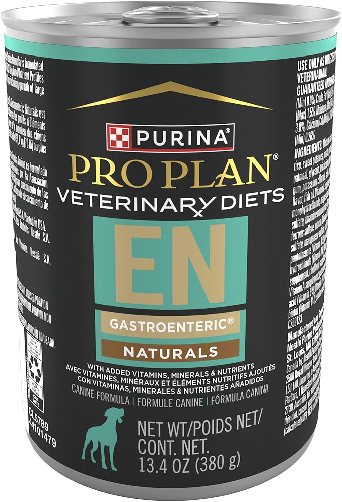 Purina Pro Plan Veterinary Diets EN Gastroenteric Naturals Canine Formula Wet Dog Food - (Pack of 12) 13.4 oz. Cans