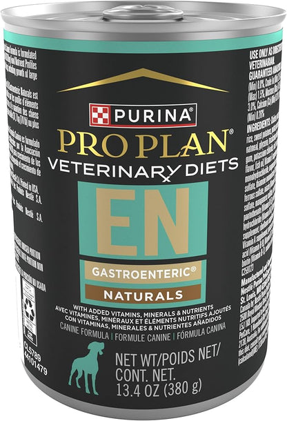 Purina Pro Plan Veterinary Diets EN Gastroenteric Naturals Canine Formula Wet Dog Food - (Pack of 12) 13.4 oz. Cans