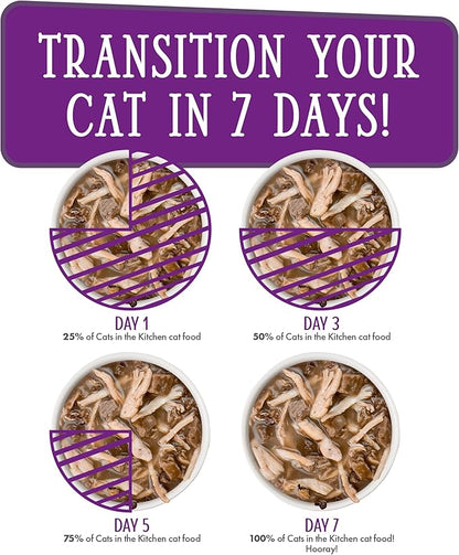 Weruva Cats in The Kitchen, Love Me Tender with Chicken & Duck in Gravy Cat Food, 3oz Pouch (Pack of 12)