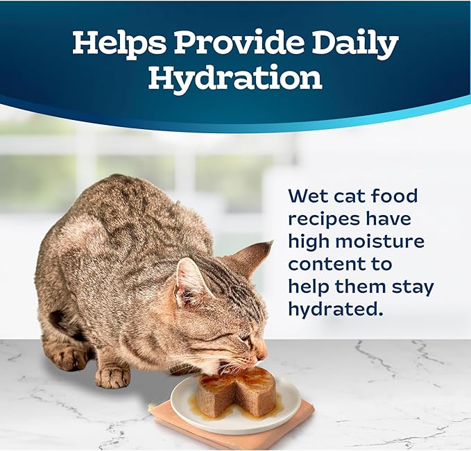 Blue Buffalo Tastefuls Wet Cat Food Paté, Made with Natural Ingredients, Ocean Fish and Tuna Entrée, 5.5-oz Cans (24 Count)