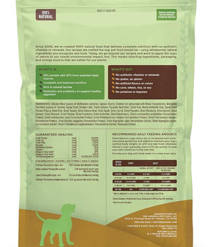 Nature's Logic Grain-Free Dry Dog Food - All-Natural, High Protein, No Synthetic Vitamins/Minerals - Gluten Free - Supports Healthy Digestion - All Breeds & Ages - Chicken Meal Feast, 4.4lbs