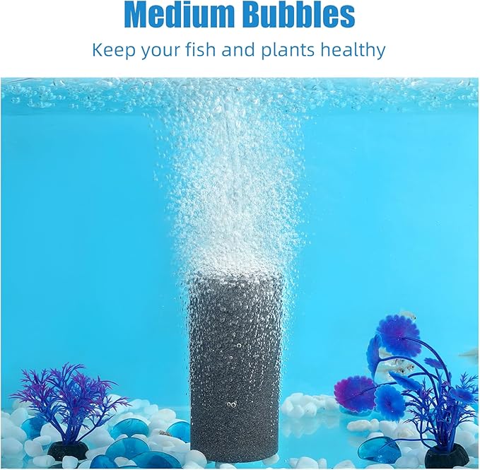 AQUANEAT Aquarium 4"x2" Cylinder Air Stone Fish Tank Aerator Diffuser Hydroponics (4 pcs)