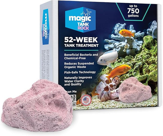 Fish Tank Rocks for Enhancing Water Clarity with Your Regular Cleaning Routine, Fish Friendly Aquarium Rocks, All Natural Aquarium Decor, Small, Up to 750 Gallons