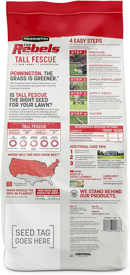 Pennington The Rebels Tall Fescue Grass Seed Mix 7 lb