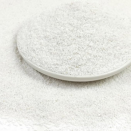 Aquarium Sand, 10lbs White Fish Tank Sand, Aquarium Gravel Substrate for Aquascaping, Vivariums, Terrariums, Plants and Crafts