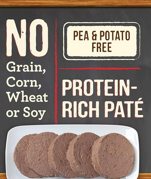 Merrick Grain Free Premium And Natural Canned Dog Food, Soft And Healthy Wet Recipe, Real Beef Lamb And Bison - (Pack of 12) 12.7 oz. Cans