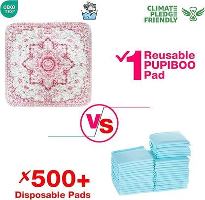 Washable Pee Pads for Dogs - XXL (1 Pack) 6 FT X 6 FT Super Absorbent Reusable Puppy Training Pads - 100% Waterproof, Leak-Proof & Non-Slip Whelping Pads for Pet Housebreaking