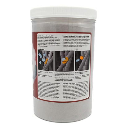 Oxbow POOF! Chinchilla Dust Bath,100% Natural Blue Beauty Dust for Chinchillas, Degus, Gerbils, and Hamsters, Small Animal Grooming, Natural Dusting Powder, 2.5 lbs Jar