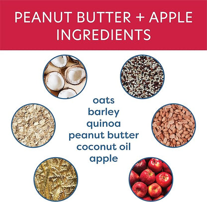 Body and Soul PB+A Berry Blend & P+LG Natural Crunchy Baked Dog Treats 10oz Multi (2 Pack Peanut Butter + Apple)