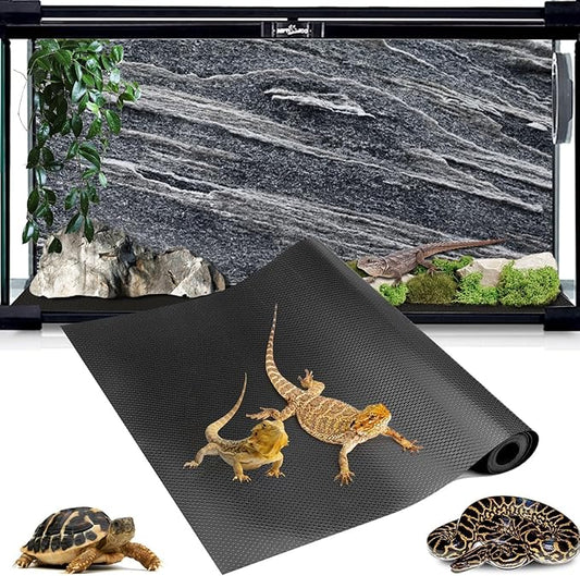 Reptile Carpet Tank Accessories, Pet Cushions, Black