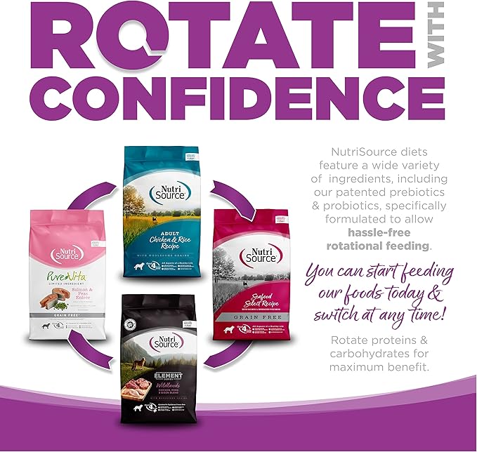 NutriSource Puppy Food for Large Breeds, Chicken and Rice, 26LB