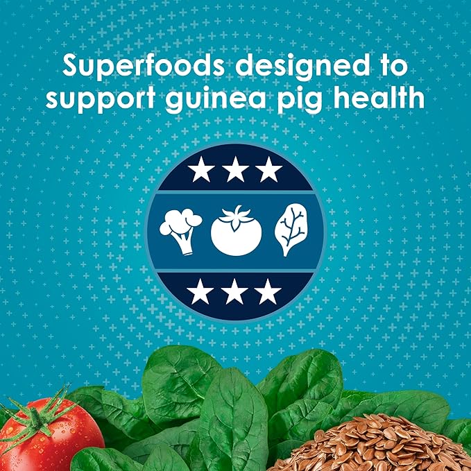 Kaytee Forti-Diet Pro Health Nourish+Protect Guinea Pig Food, Comprehensive Nutrition Backed by Science, Digestive Health, Immune Support, 20 pounds