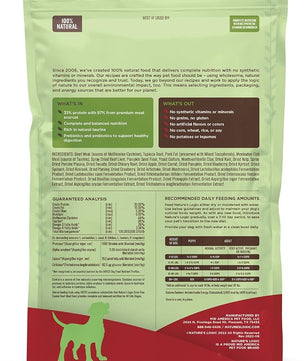 Nature's Logic Grain-Free Dry Dog Food - All-Natural, High Protein, No Synthetic Vitamins/Minerals - Gluten Free - Supports Healthy Digestion - All Breeds & Ages - Beef Meal Feast, 4.4lbs
