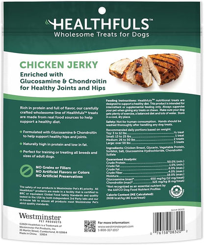 Chicken Jerky Dog Treats with Glucosamine & Chondroitin, 16oz