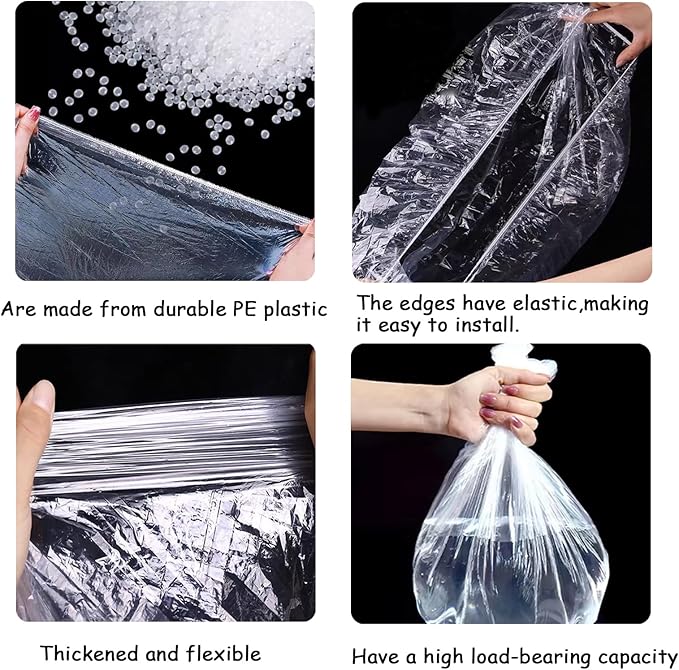 Disposable Plastic Rabbit Cage Liner Guinea Pig Litter Box Liner Small Animal Litter Pan Bags Leak Proof Toilet Film for Bunny Chinchilla Hedgehog Bird