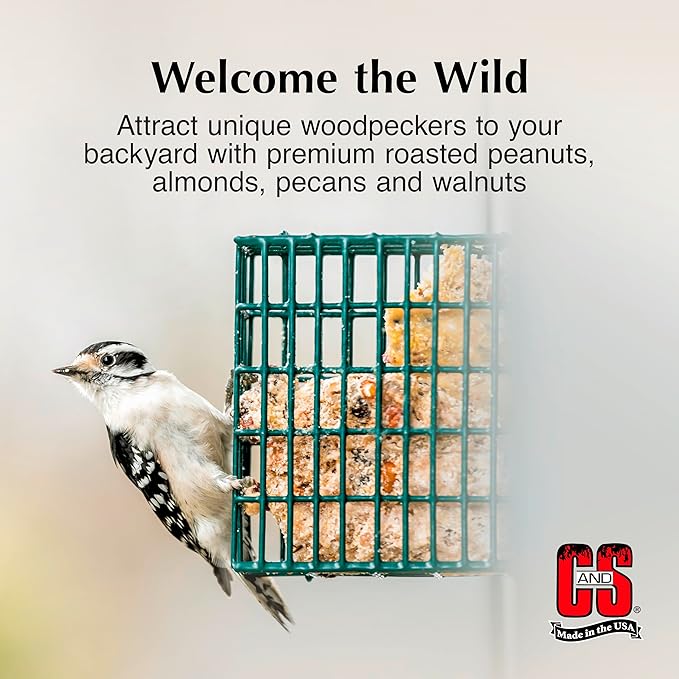 C&S Woodpecker Suet Treat, 11 Ounce, 8 Pack