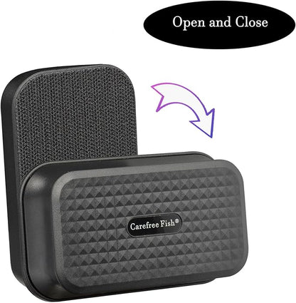 Carefree Fish Aquarium Small Magnetic Cleaner Plus for Glass Fish Tank Magnet Brush Algae Scrapers (Magnetic Reinforcement No Floating)