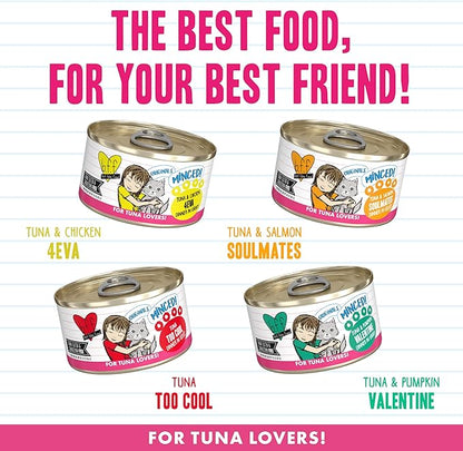 Weruva BFF Minced Natural Wet Cat Food, Batch O Besties Variety Pack, 3oz Can, Pack of 12