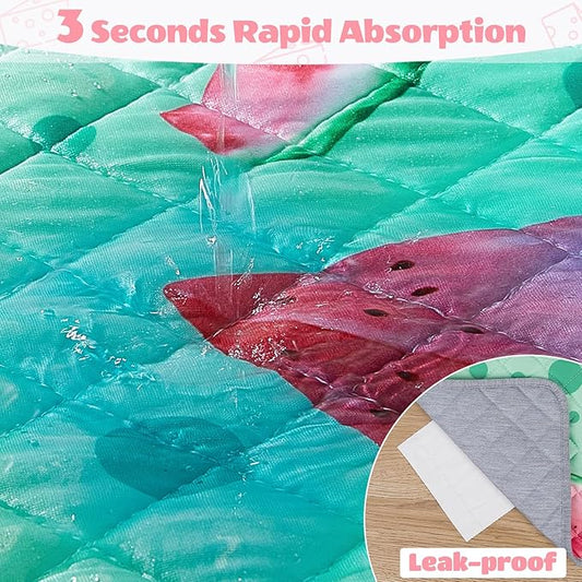 2 Pack Guinea Pig Bedding, Washable Guinea Pig Cage Liner Reusable Guinea Pig Mat Waterproof Guinea Pig Bedding for Cage, Super Absorbant Guinea Pig Pee Pads for Small Animals Hamster Rabbit Squirrel