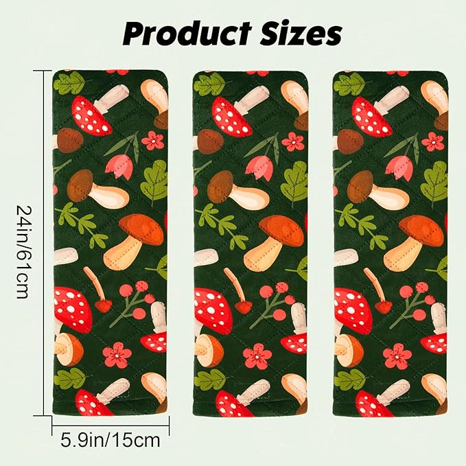 Bienbee Ferret Cage Liner Set for Ferret Nation & Critter Nation Cage, Waterproof Ferrets Cage Accessories for Small Animals Rats Chinchillas Hedgehogs Ferrets(Green Mushroom,Ramp Covers-3 PCS)