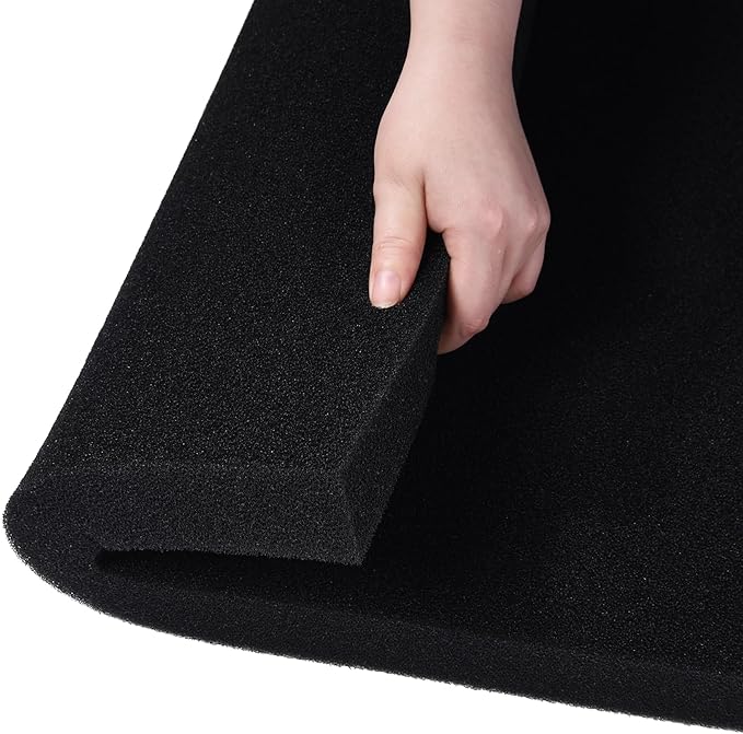 Bio Filter Foam Sponges,20"x20"x1.6" 50PPI Filter Media Pad,Cut-to-Size Foam for Aquarium Fish Tank