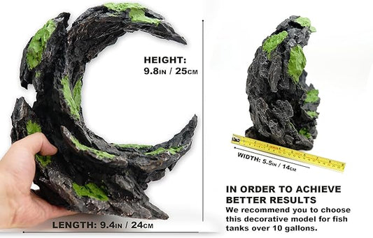 Fish Tank Decor Rocks.Aquarium Decoration Model.Easy Superior Aquascape (Moon Valley)