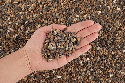 LANDEN Mekong Aquarium Brown-Black Sand 7lbs(2L), Aquarium Substrate Gravel, Pea Gravel for Landscaping, Granite Sand, Coarse Sand for Plants, Aquatic Substrate Sand 2-5mm
