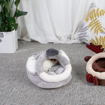 LEFTSTARER Guinea Pig Rat Bed and Hideout for Ferret Hedgehog Sleep and Hide, Hamster Small Pet Animals Supplies Toy Cage Accessories Nest