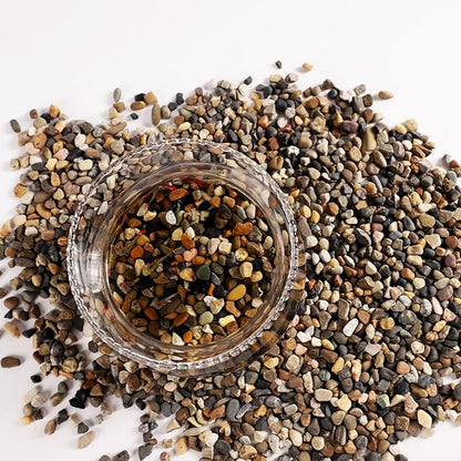 11LB 1/8-3/8 Inch Sand 100% Natural Stone Sand for Aquarium Silica Sand Decorative Sand for Landscaping Coarse Sand for Fish Tank