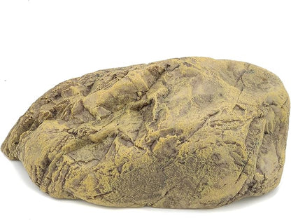 JIHAQUA Reptile Rock Reptile Hide Cave Hideout Terrarium Habitat Decor Ornament Shelter (Style A)