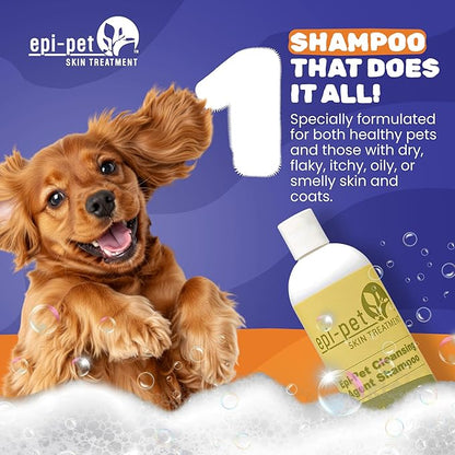 Puppy Safe 6in1 Pet Shampoo, Shampoo for Dogs with Deshedding Coat, Dry Itchy Skin, Hypoallergenic and Sensitive Skin, Scented Vanilla and Lavender (16 Fl oz (Pack of 3), 16 Fl oz)