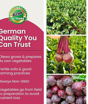 Olewo Original Red Beets for Dogs – Natural Dog Anti Itch, Dog Food Topper, Skin & Coat Support – Dehydrated Vegetables for Dogs, Dog Supplements & Vitamins, Toppers for Dogs, Fiber for Dogs, 5.5 lbs