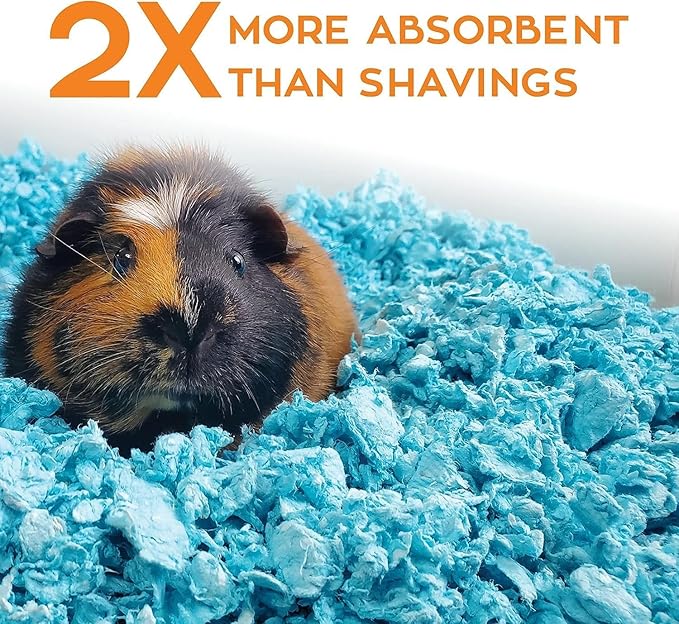 Carefresh 99% Dust-Free Blue Natural Paper Small Pet Bedding with Odor Control, 10 L