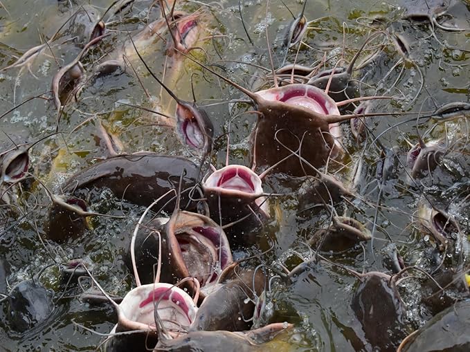 50 lbs Catfish Food 32% Protein 4% Fat - Lake, Pond, or Aquarium Fish