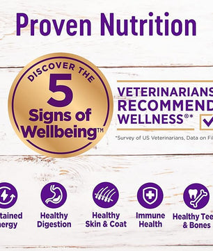 Wellness Complete Health Dry Dog Food with Grains, Natural Ingredients, Made in USA with Real Meat, All Breeds, For Adult Dogs (Healthy Weight - Chicken & Potatoes, 26-Pound Bag)