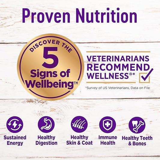 Wellness Complete Health Dry Dog Food with Grains, Natural Ingredients, Made in USA with Real Meat, All Breeds, For Adult Dogs (Healthy Weight - Chicken & Potatoes, 26-Pound Bag)