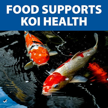 The Pond Guy Growth & Vibrance Fish Food for Show Quality Koi & Goldfish, Premium Protein Floating Pellets for Balanced Nutrition, 2 lbs