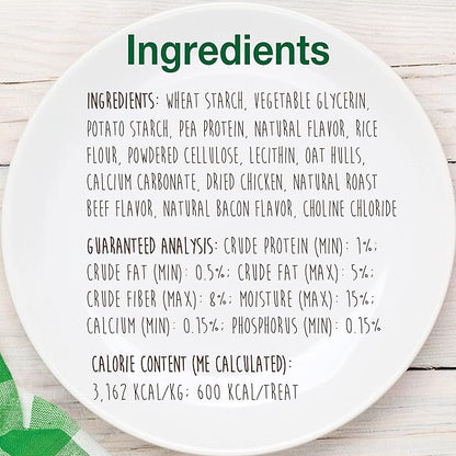 Nylabone Healthy Edibles Natural Dog Chews Long Lasting Chicken Flavor Treats for Dogs, X-Large/Souper (1 Count)