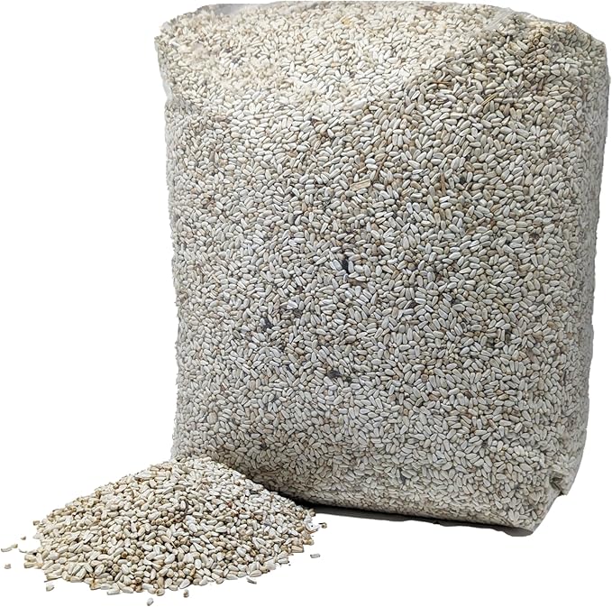 Wildlife Safflower Seed for Wildlife Bird Feeding, Non-GMO and USA Small Farm Grown, 25 lbs
